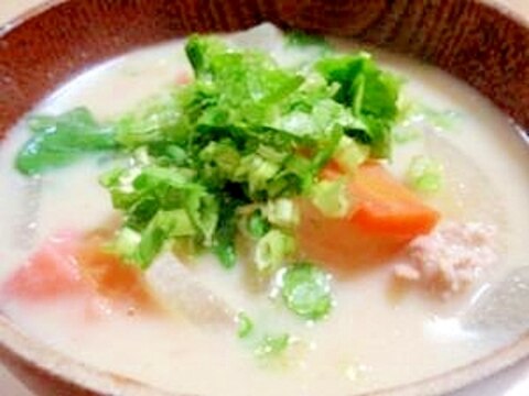 酒かすたっぷり!寒い夜は粕汁でポカポカ暖まろうよ★